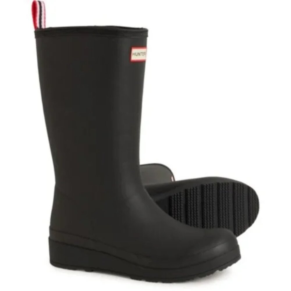 new HUNTER Play Tall Boots - Waterproof in black For Women 6J3